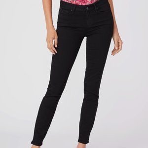PAIGE Verdugo Ankle Black Overdye Shadow Jeans 28